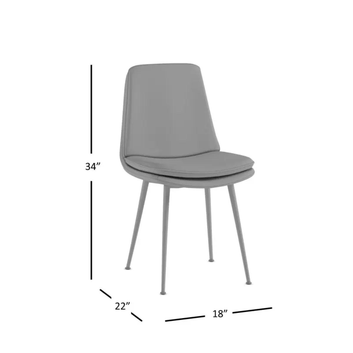 Draper Upholstered Dining Chair - Image 8