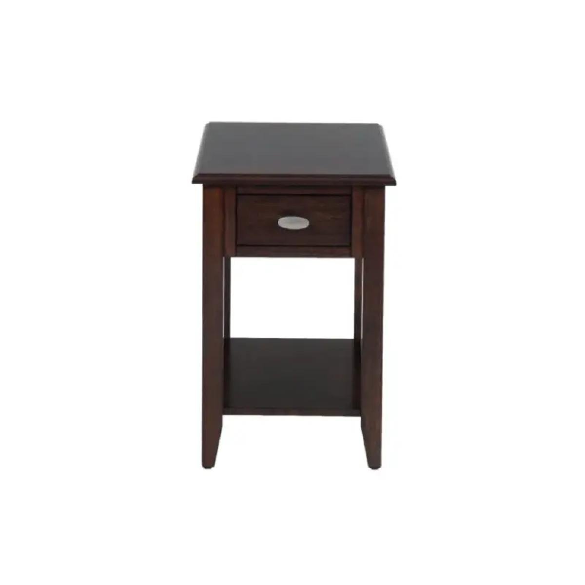997f658a6456675588f772d6a027bb1f Merlot Chairside Table - Image 1