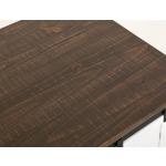 2 Sliding Doors 2 Metal Mesh Doors Cocktail Table - Pueblo - Image 13