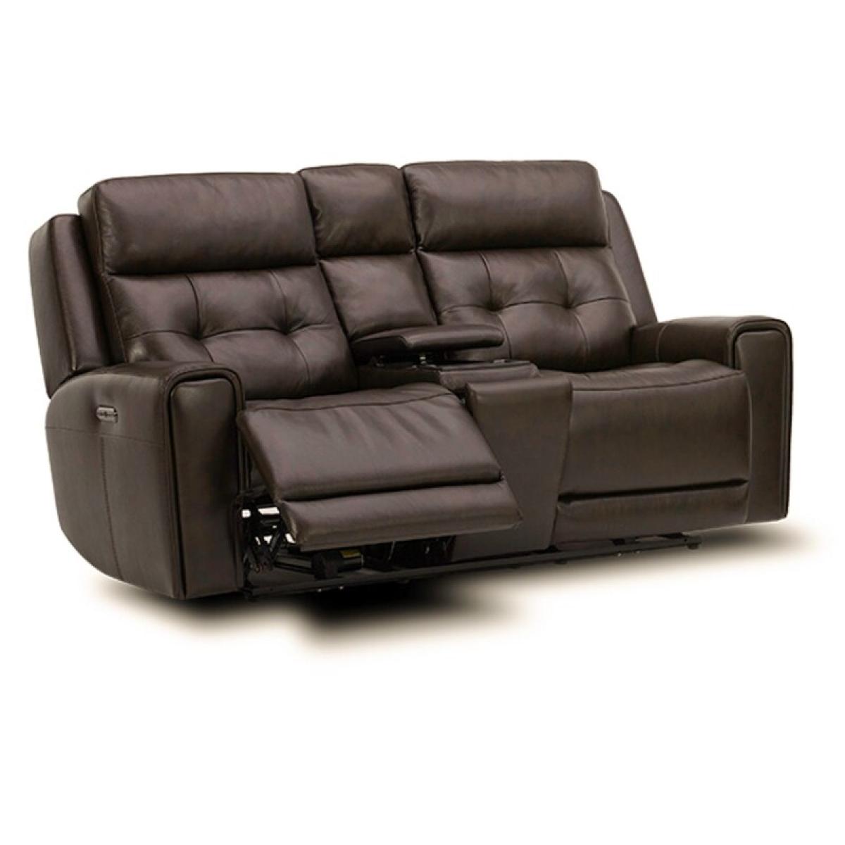 Loveseat w/Console P3 & ZG - Dark Brown - Image 13