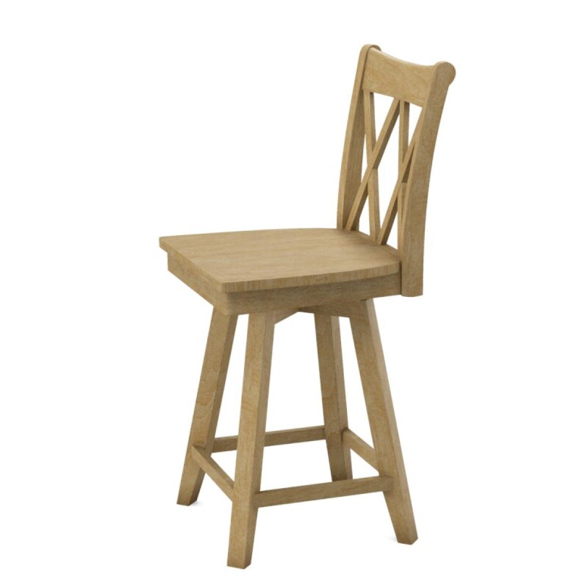 24'' XX Back Swivel Counter Stool - Image 12