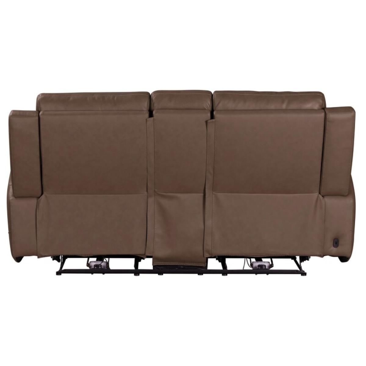 Beckham Loveseat w/ Console P2 & ZG - Image 7