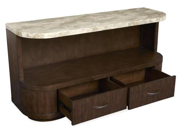 McPherson T6351-75 Demilune Sofa Table - Image 6