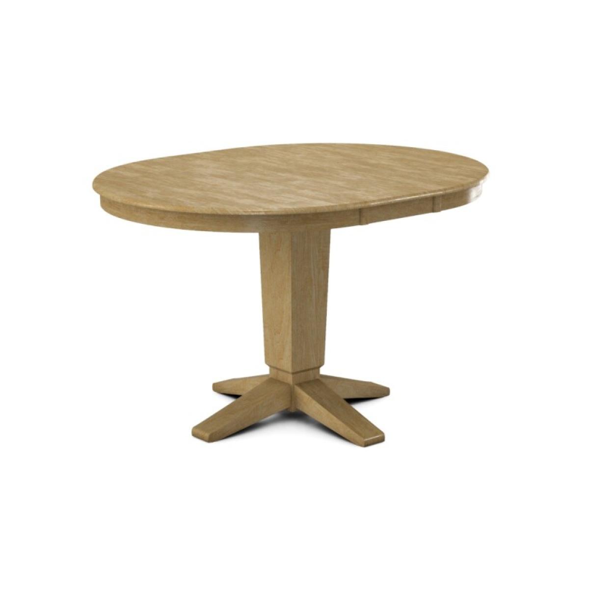 Build Your Own Pedestal Table w/ 42" x 54" Round Extension Tabletop - Image 19