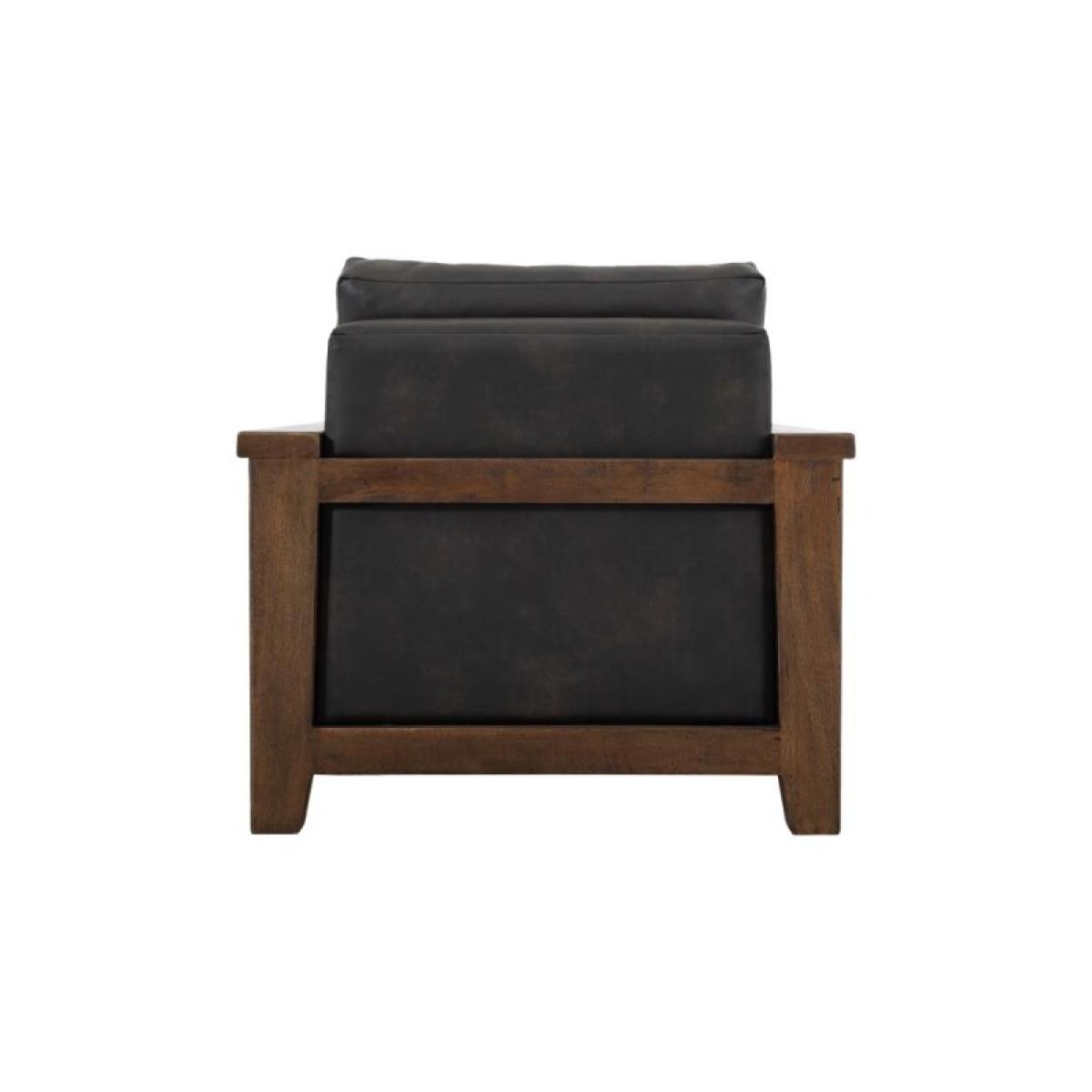 Walnut Wooden Frame & Base, Armchair - Image 6