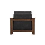 Walnut Wooden Frame & Base, Armchair - Image 6