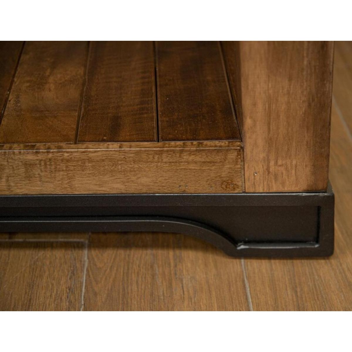 Parota 4 Shelves 70" Bookcase - Image 6