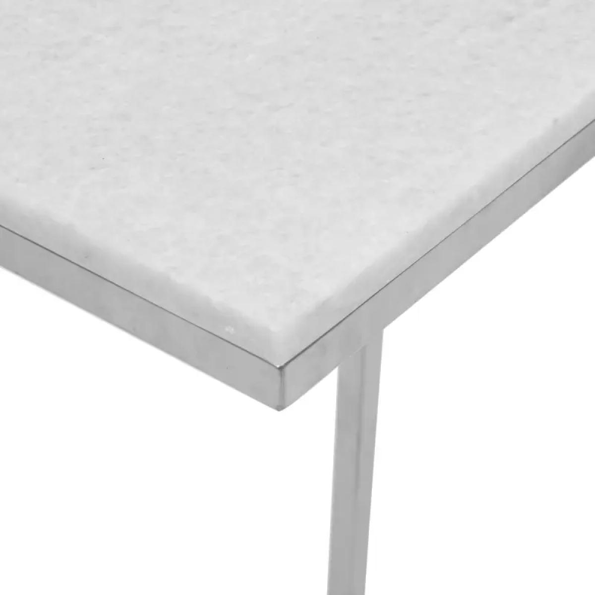Bianco White Marble C-table (2ctn) - Image 2