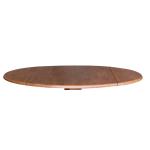 Dining Essentials - Round Drop Leaf Pedestal Table in Bourbon Oak - Image 5