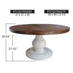 Round Table Base - Rock Valley - Image 6