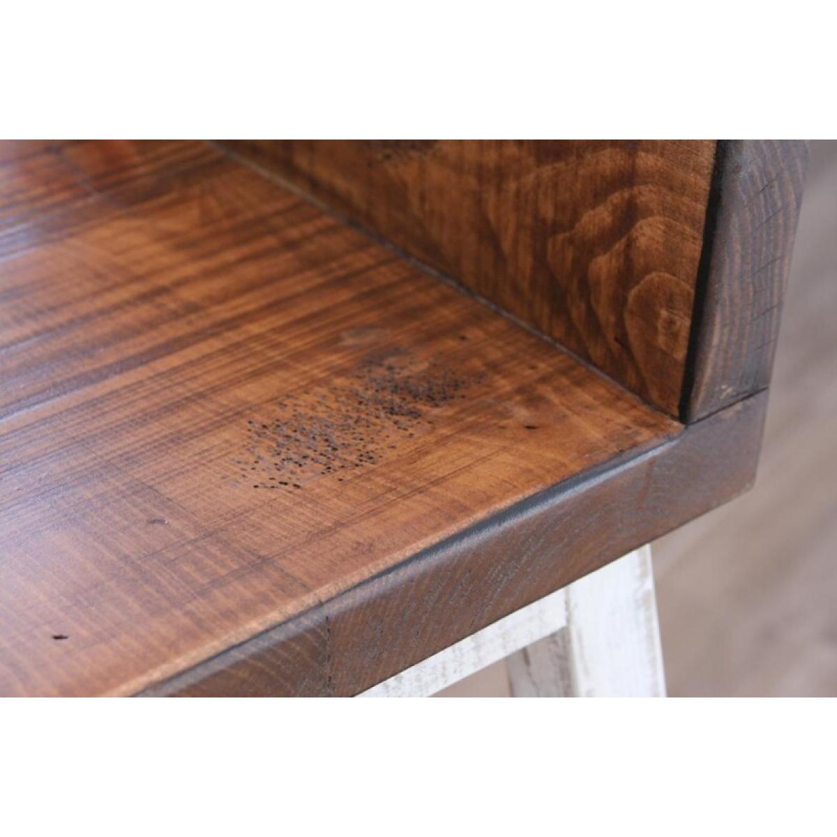 30" Wooden Stool - Pueblo - Image 4