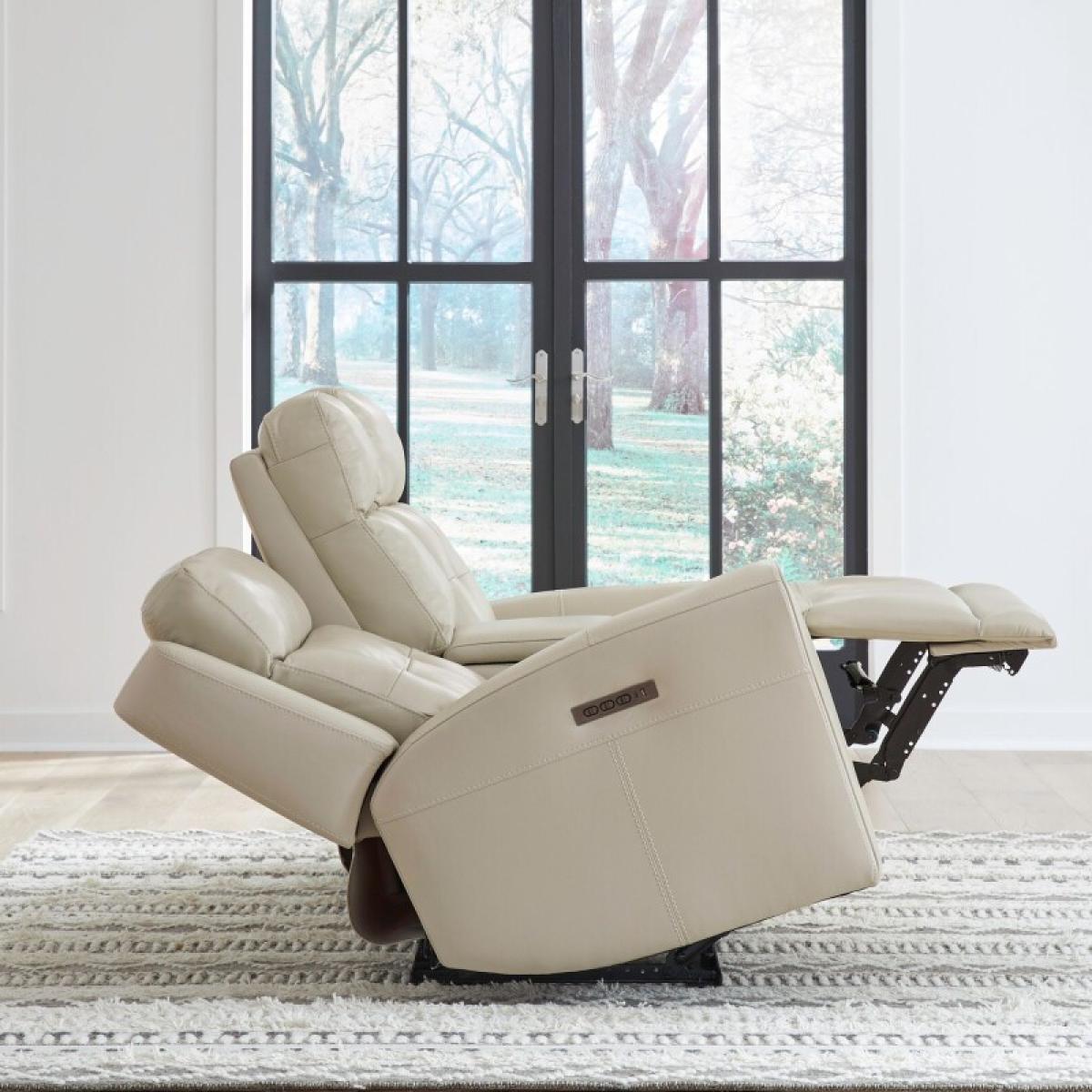 Carrington Loveseat w/Console P3 & ZG - Baja Stone - Image 3