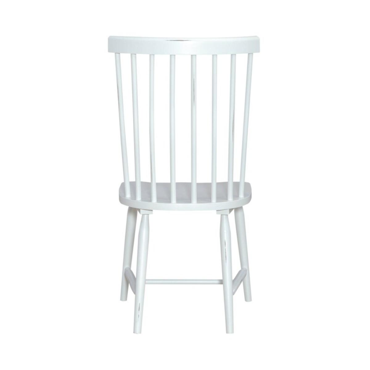 Spindle Back Side Chair - White (RTA) - Image 5
