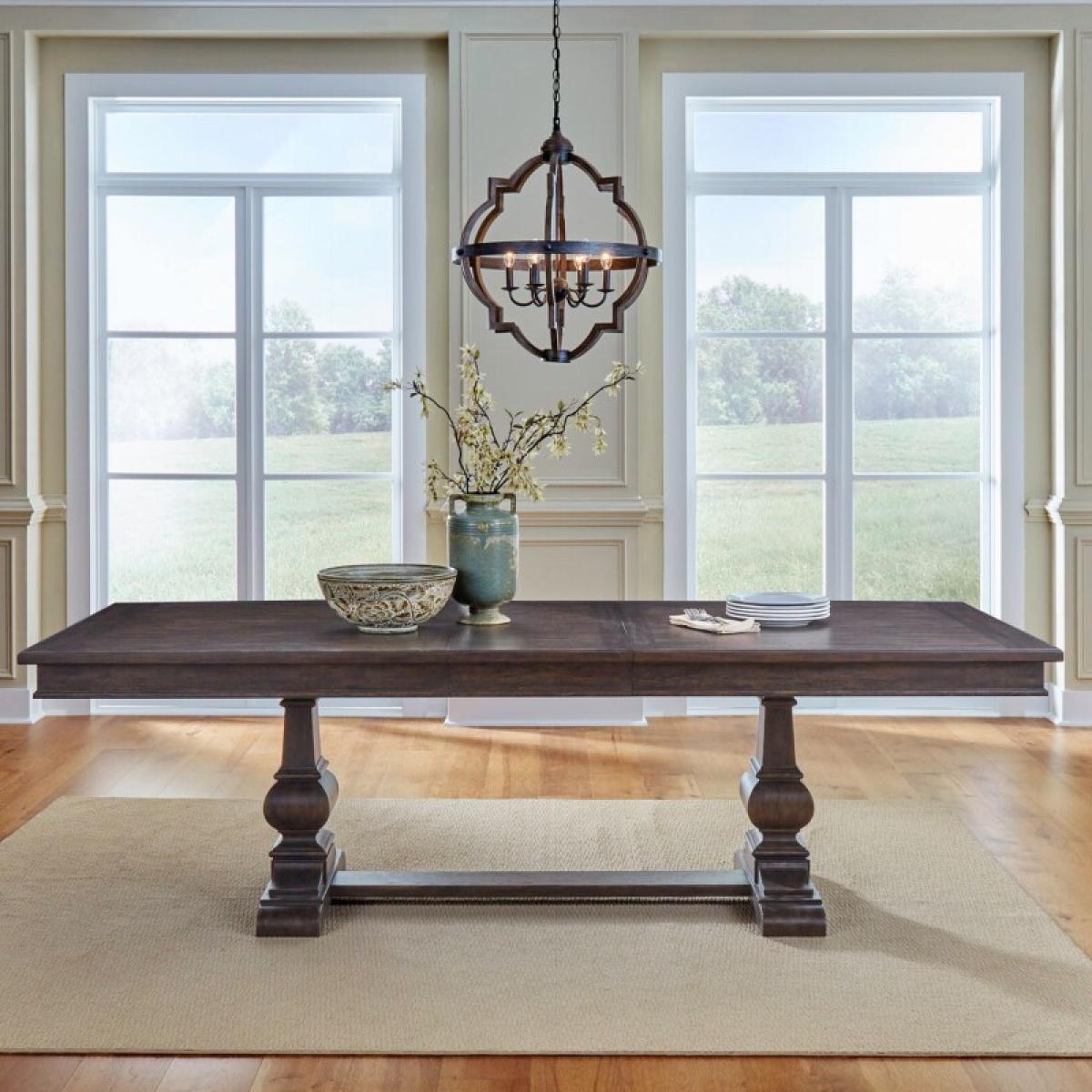 Paradise Valley Trestle Table Set - Image 2
