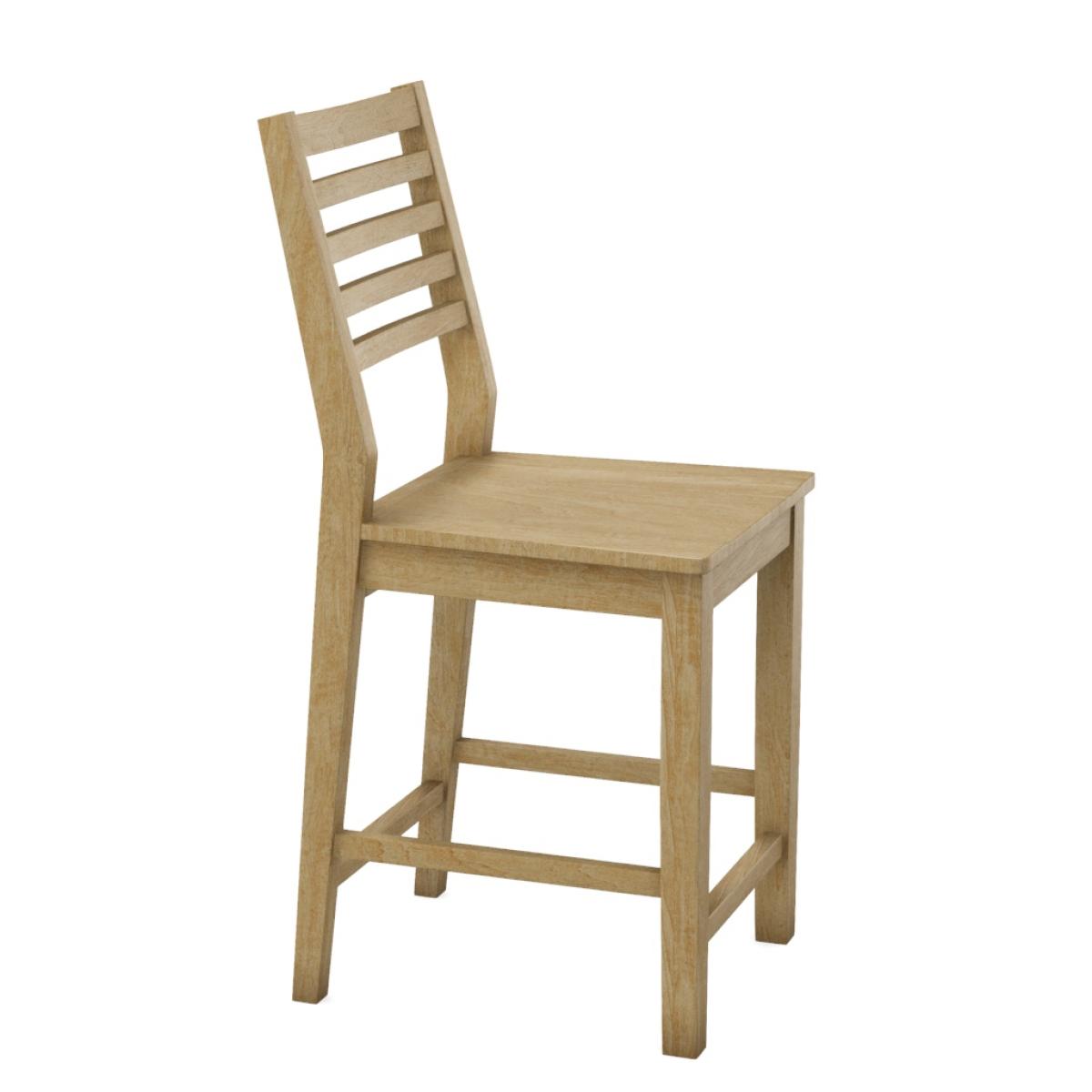 24" Aspen Ladder Back Counter Stool - Image 34
