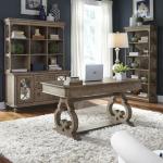 Simply Elegant 3 Piece Desk & Hutch Set