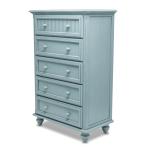 Monaco Bleu 5 Drawer Chest