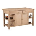 Super Kitchen Center w/ Breakfast Bar