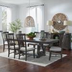 7 Piece Trestle Table Set