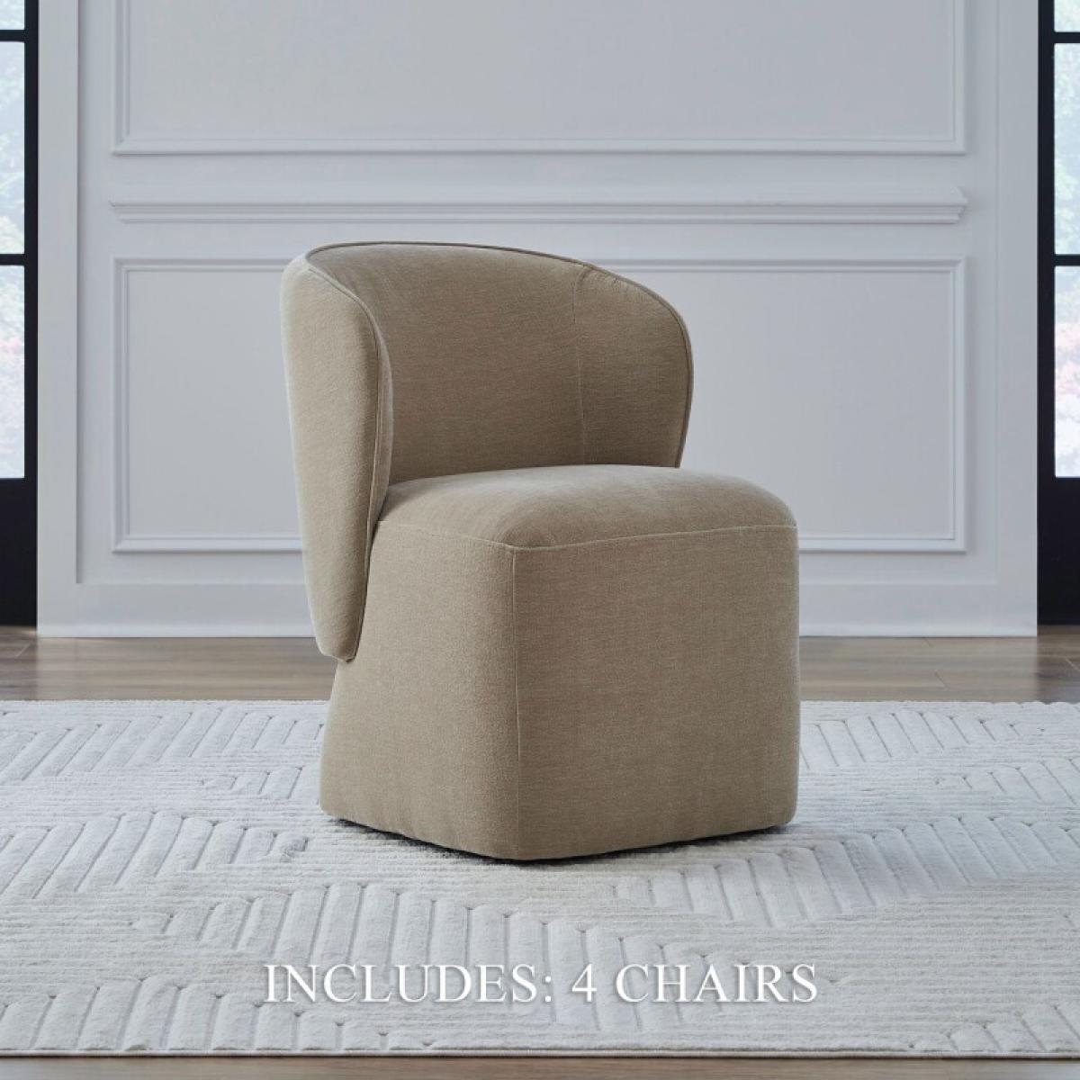 Wicker Accent Dining Chairs - Set of 4 - Image 2