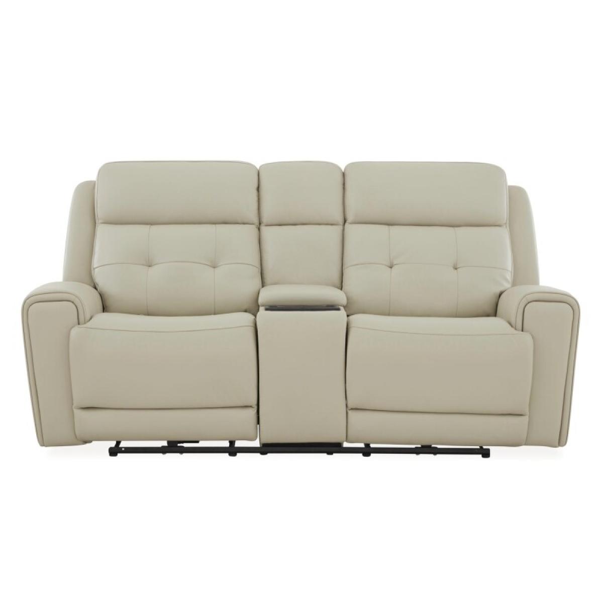 Carrington Loveseat w/Console P3 & ZG - Baja Stone - Image 5