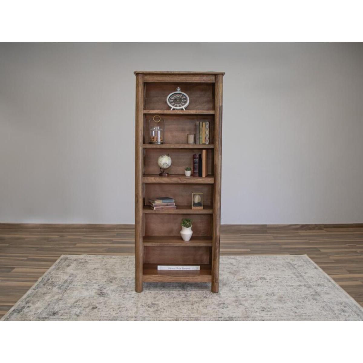 6 Wooden Shelves Bookcase - Olimpia - Image 5