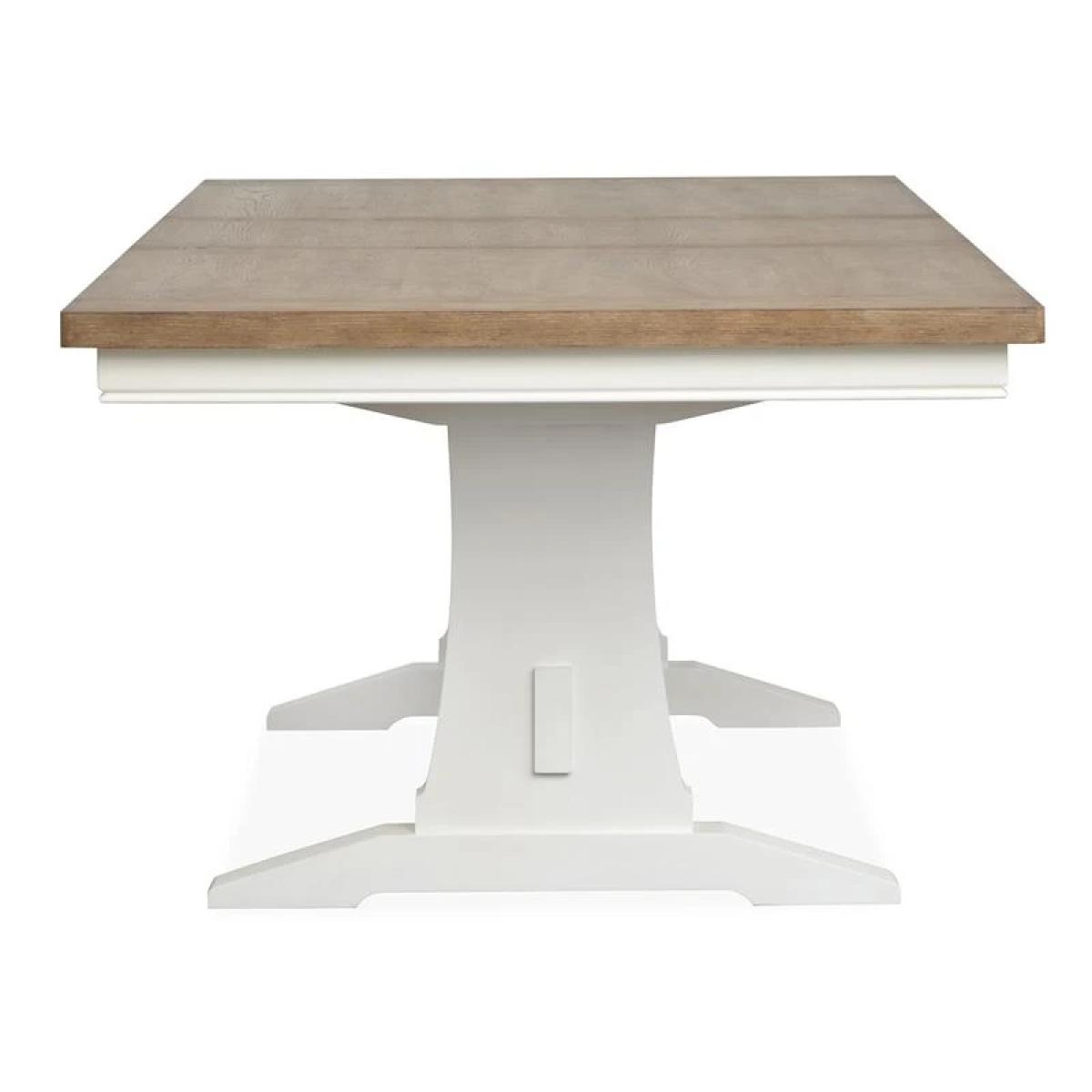 Kingston D6407-21 Trestle Dining Table - Image 6