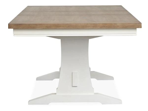Kingston D6407-21 Trestle Dining Table - Image 6