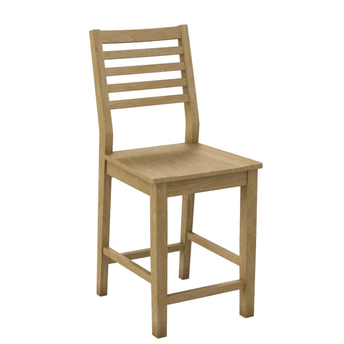 24" Aspen Ladder Back Counter Stool - Image 2