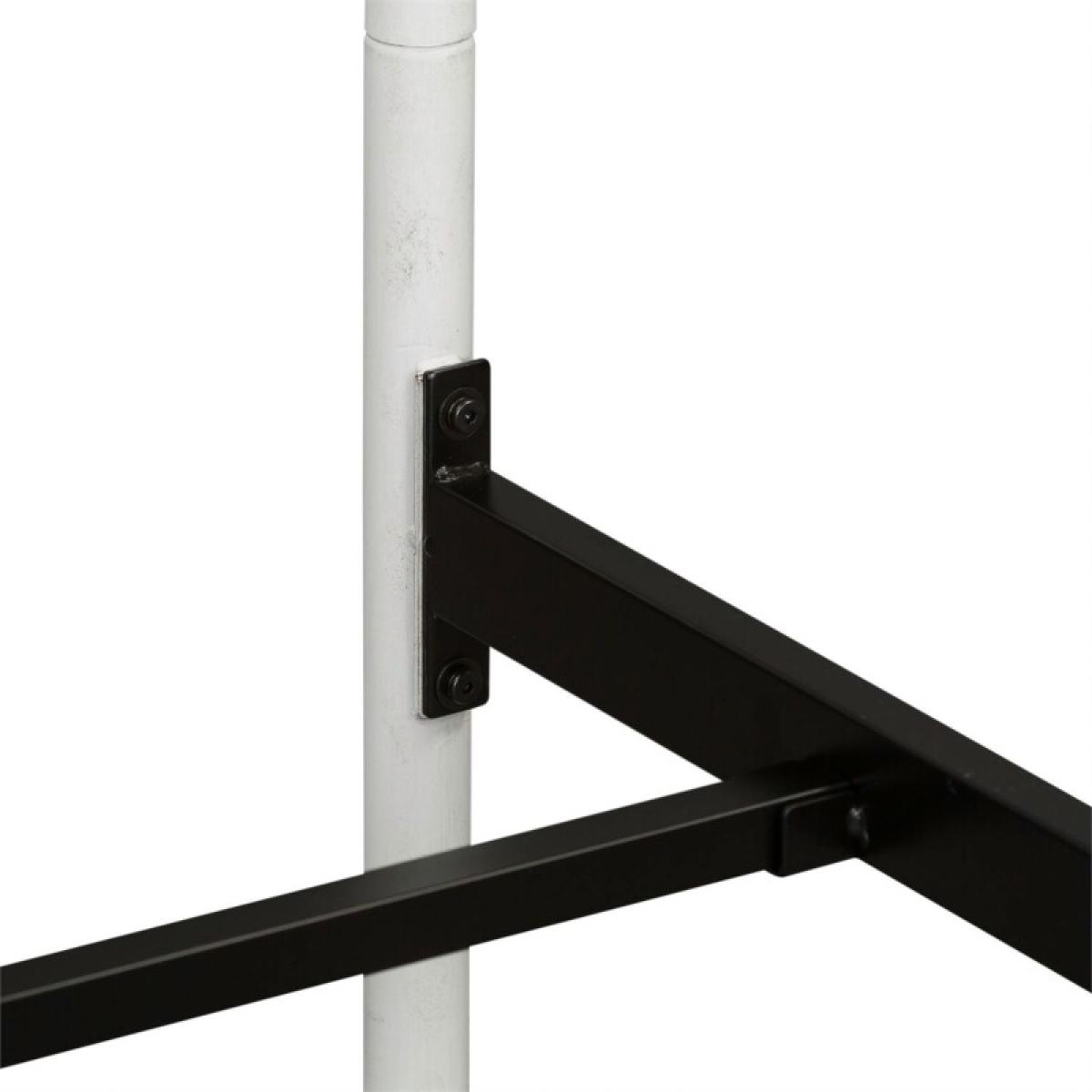 Vintage Series Twin Metal Bed - Antique White - Image 8