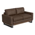 Metal & Wood Base, Loveseat - Mita