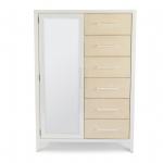 Miramar Woven Mirrored Door Chest - Image 4