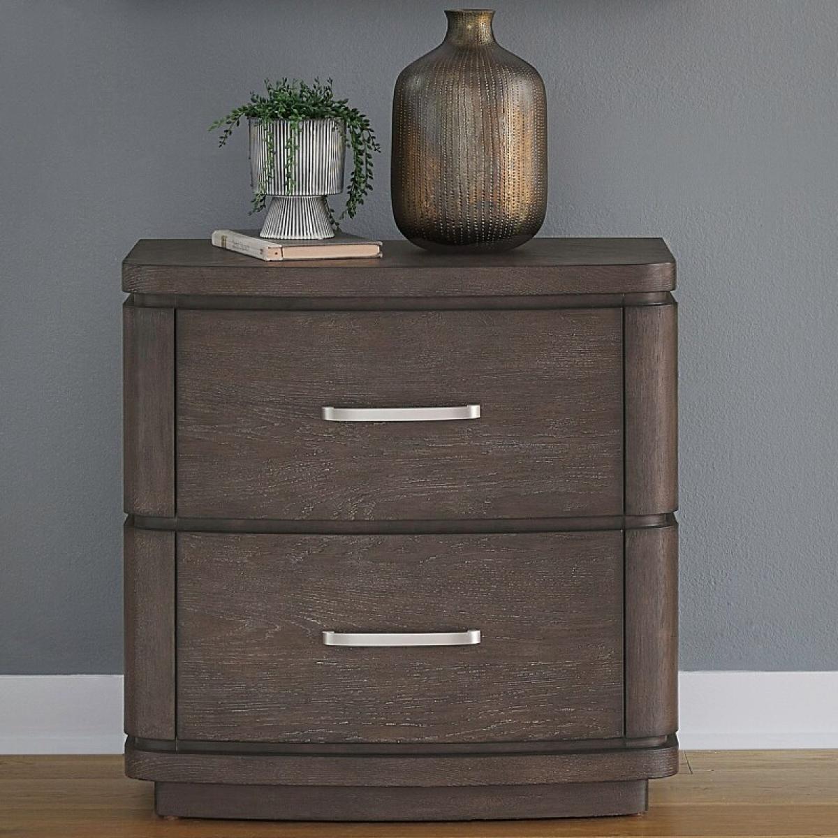Cascade Falls Nightstand w/ Charging Station - Image 2