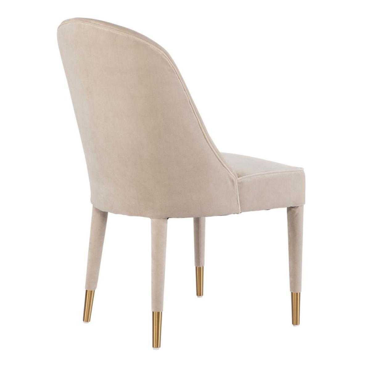 Brie Armless Chair, Champagne, 2 Per Box, Priced Each - Image 8