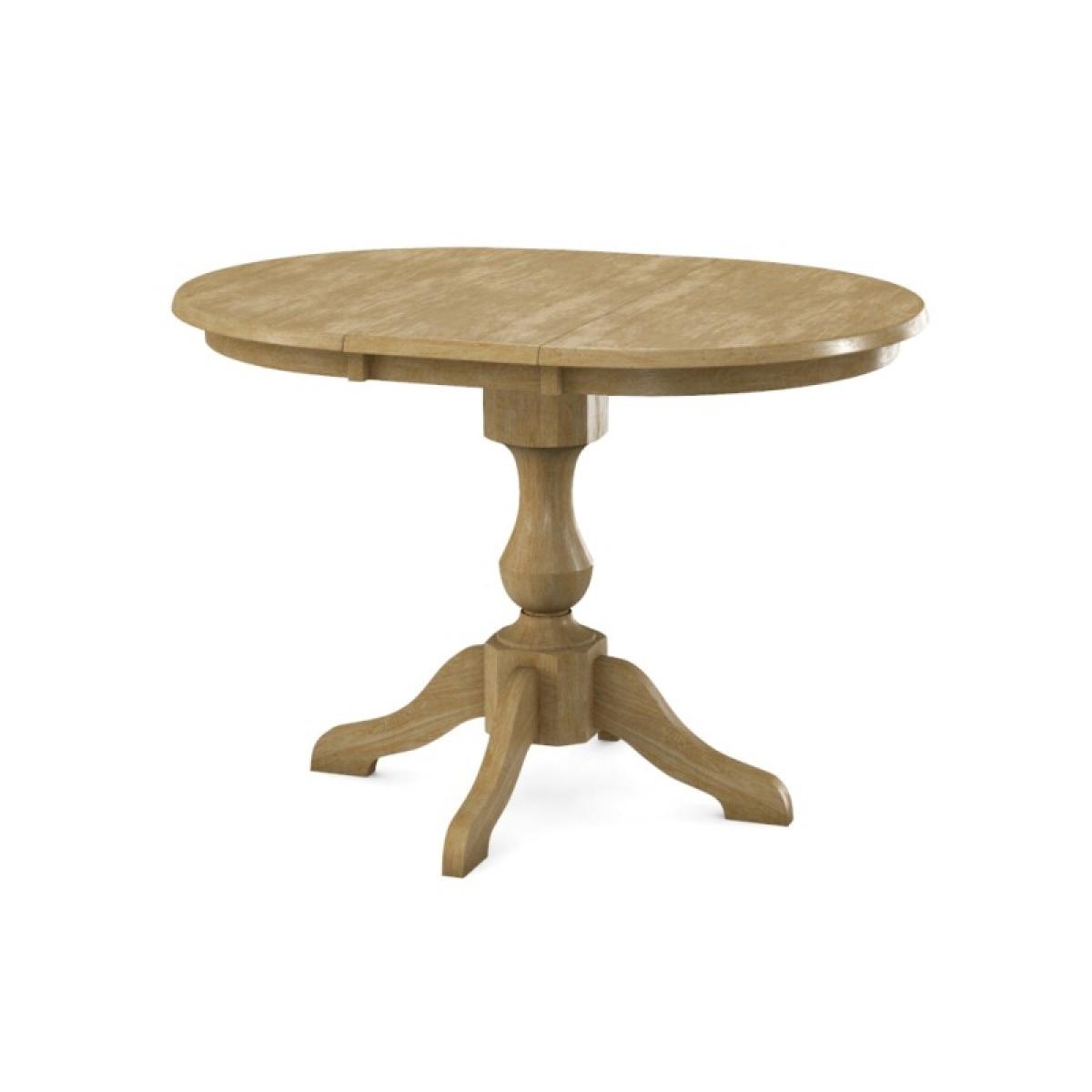 Build Your Own Pedestal Table w/ 36 x 48" Extension Tabletop w/Half Bullnose Edge - Image 7
