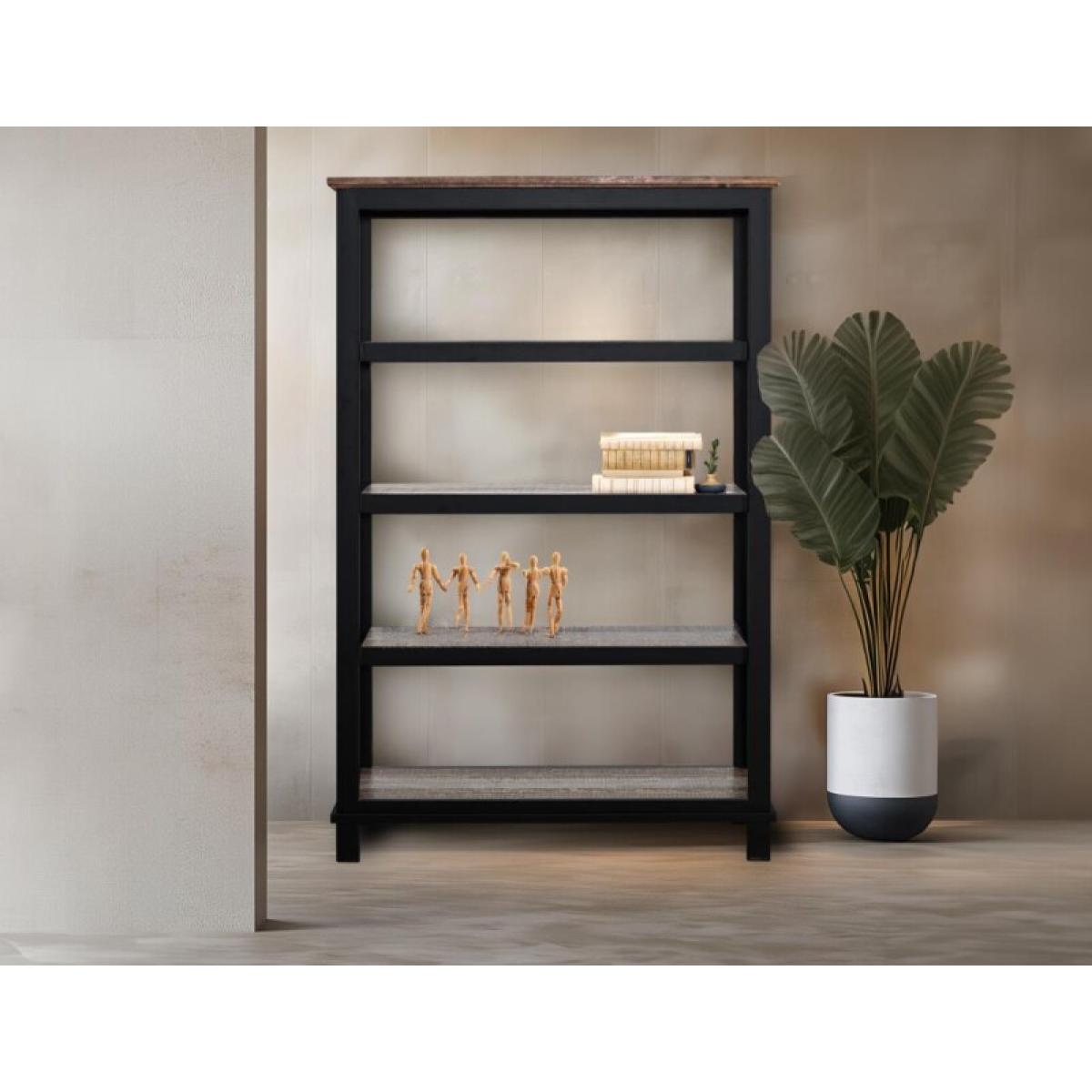 4 Shelves, Bookcase - Loft Brown - Image 4