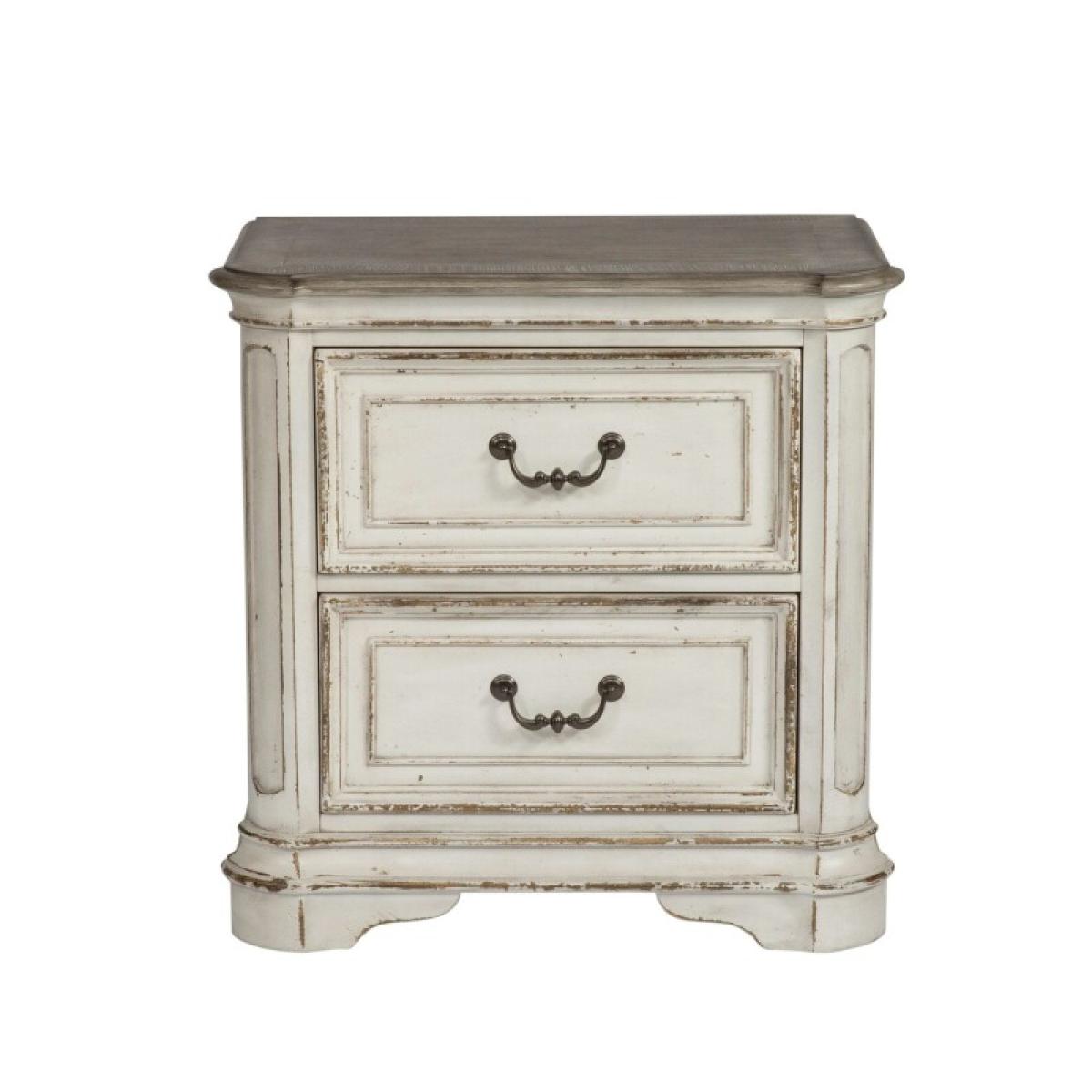 King California Upholstered Sleigh Bed, Dresser & Mirror, Night Stand - Image 6