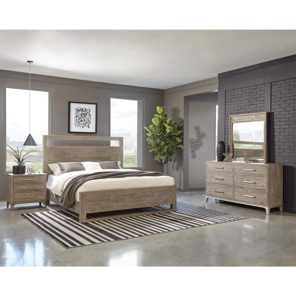 Intrigue Queen Led Panel Storage Bed - Image 7