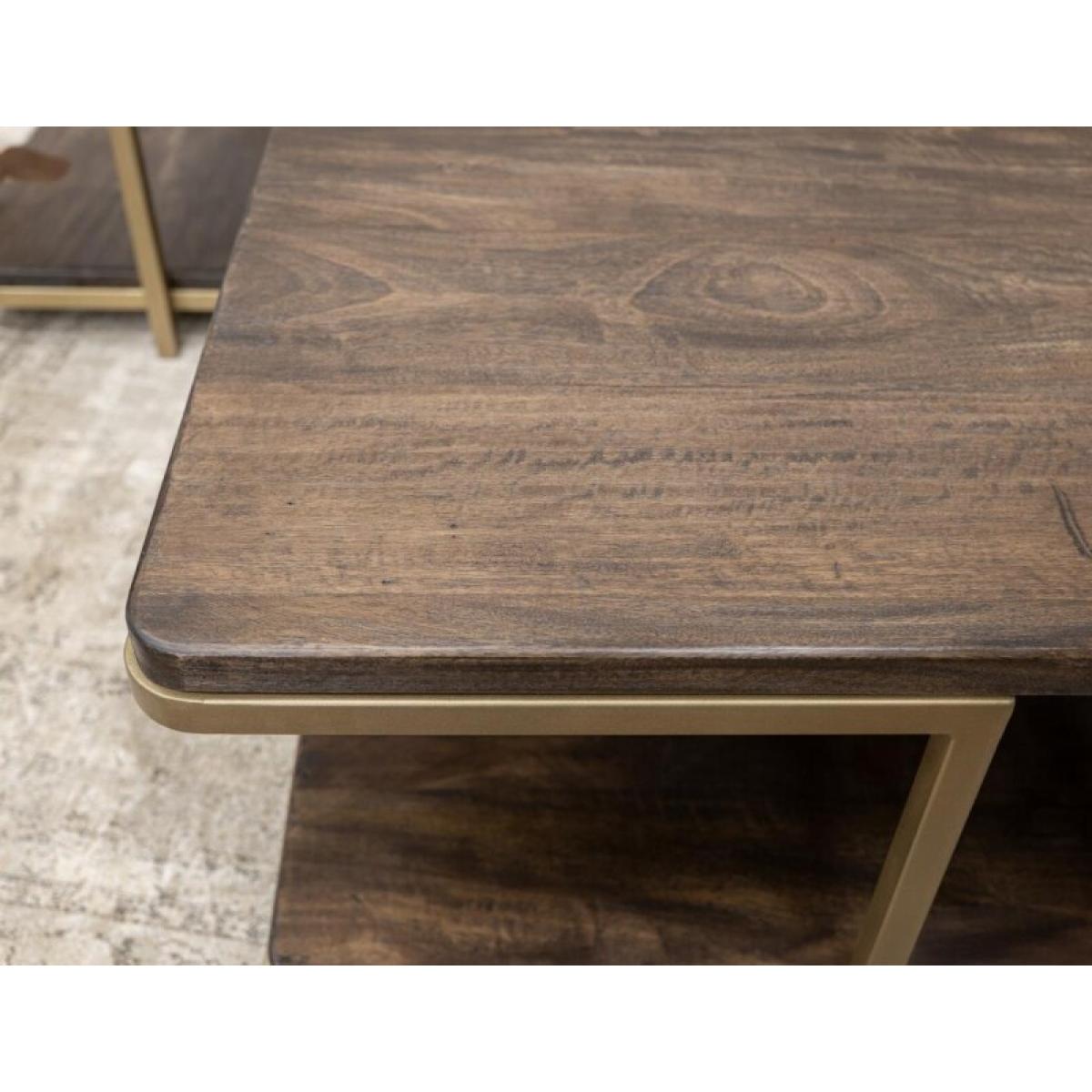 Metal Base Cocktail Table - Onix - Image 4