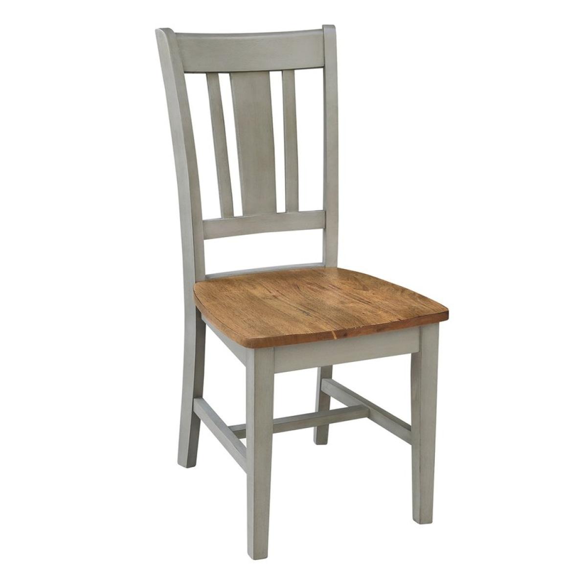 Dining Essentials - San Remo Chair in Hickory & Stone - Image 2