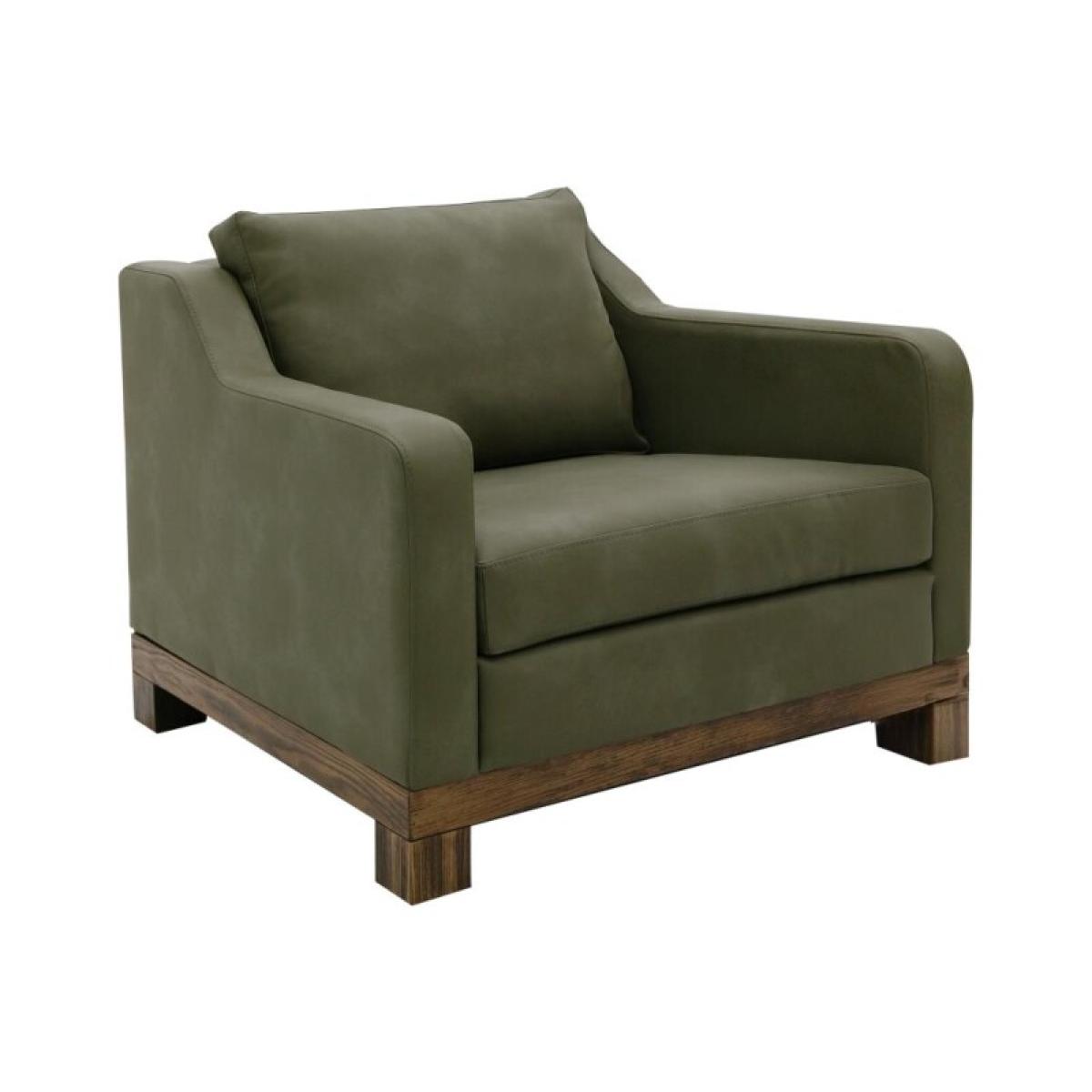 Wooden Frame & Base, Armchair - Natural Teca - Image 2