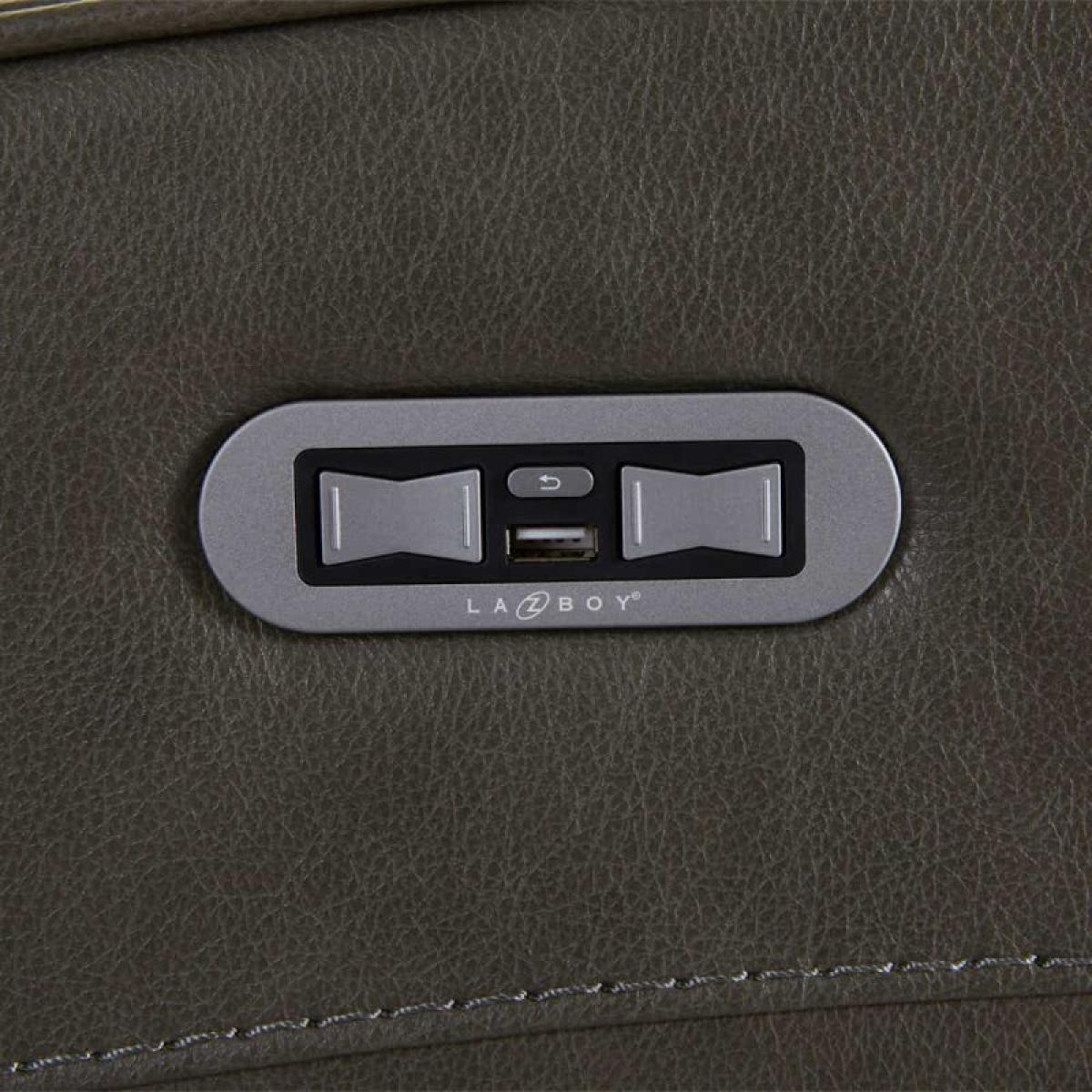 Higbee Power Loveseat W/ Power Headrest - Image 11