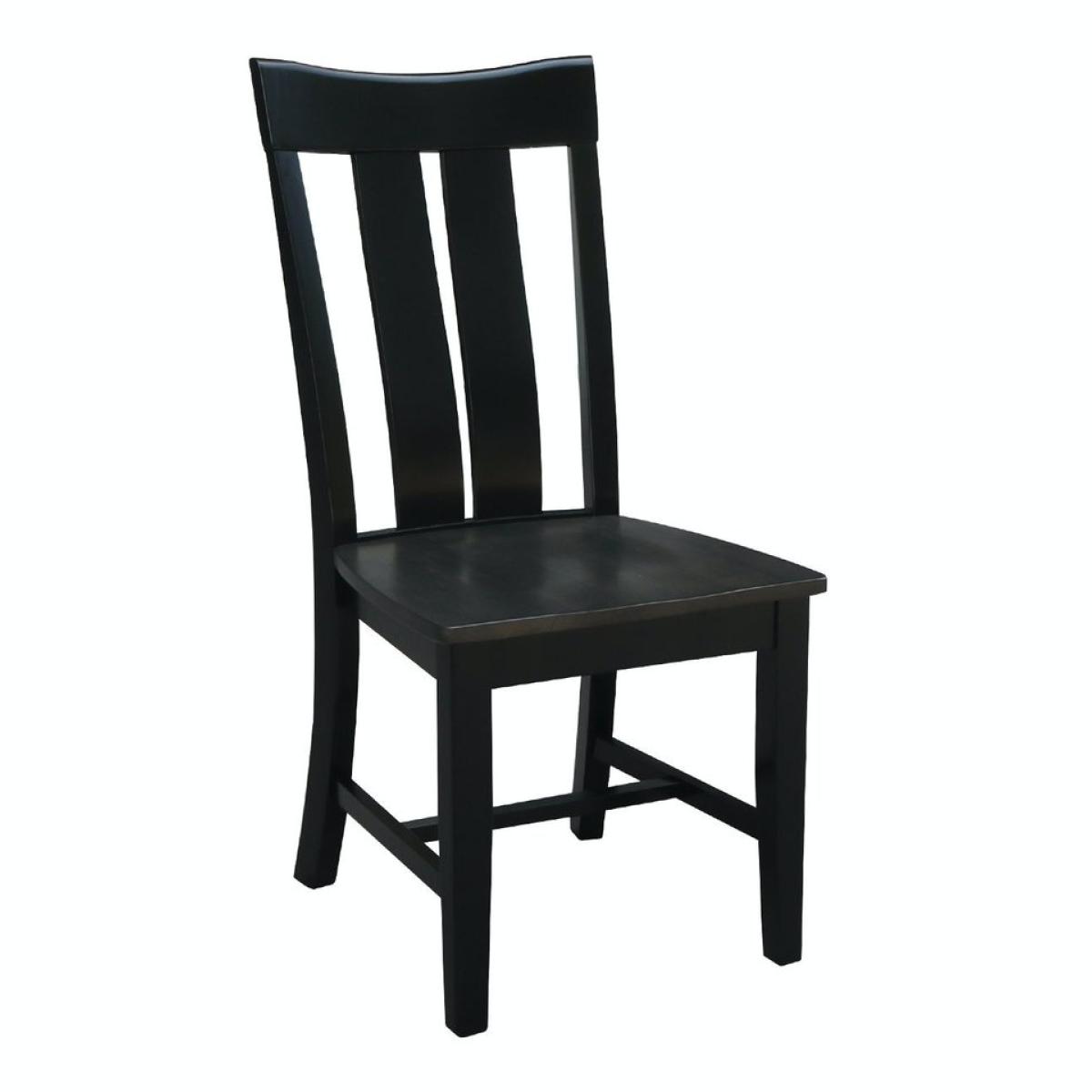 Cosmopolitan Collection - Ava Chair in Coal & Black - Image 2
