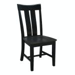 Cosmopolitan Collection - Ava Chair in Coal & Black