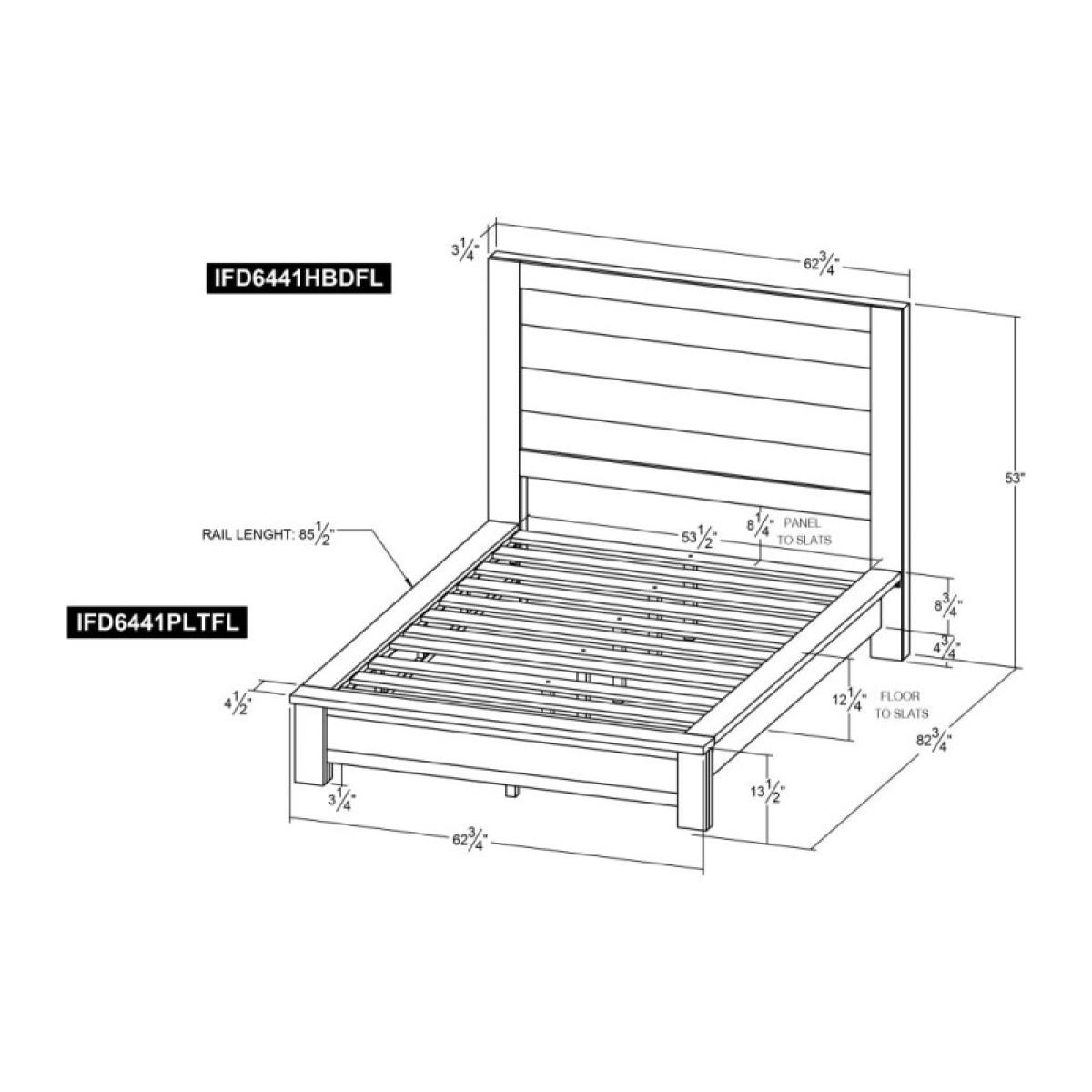 4/6 Headboard - Loft Brown - Image 7