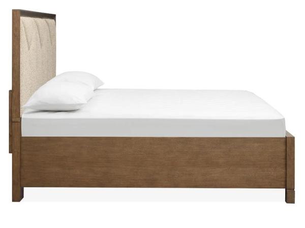 Callisto B6396-65A Complete King Panel Storage Bed w/Upholstered HB - Image 4