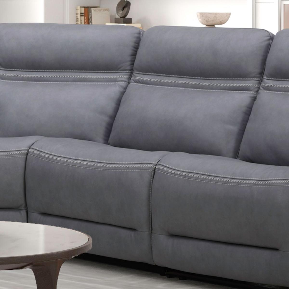 Armless Chair - Blue Gray - Image 2