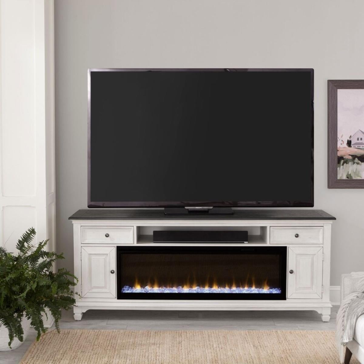 417 80 Inch Console w/ Fire - Image 2