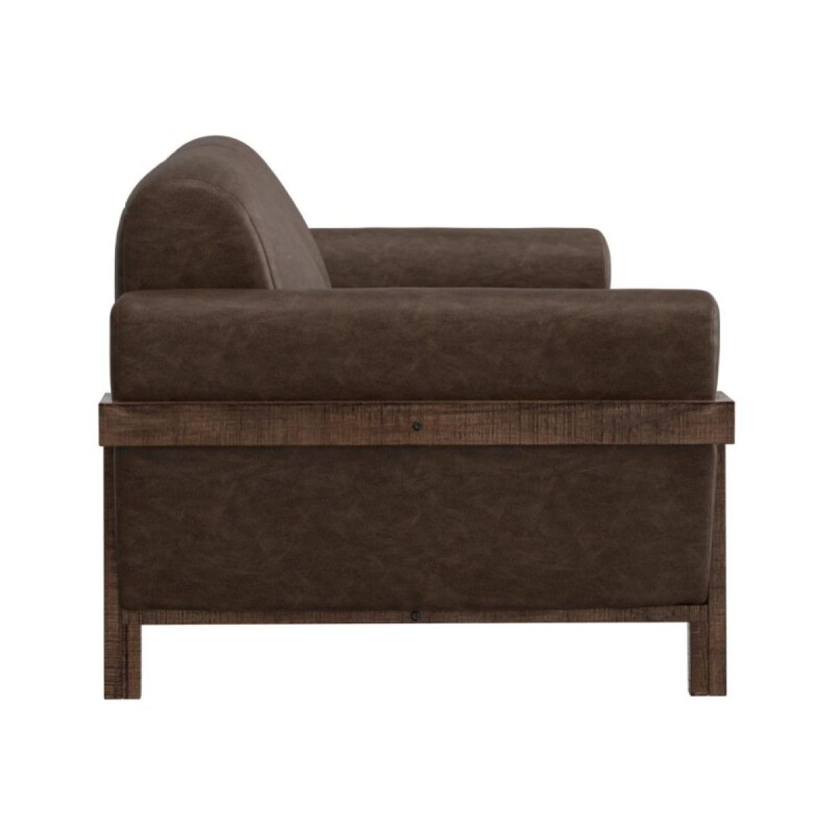 Loft Brown Wooden Frame & Base, Sofa - Image 4