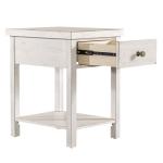 Modern Farmhouse Drawer Chair Side Table - Image 8